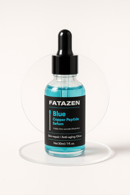 Ser facial reparativ cu peptide de cupru albastru